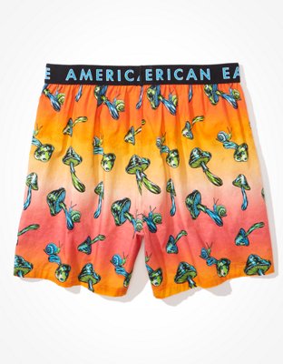 Мужские брюки American Eagle AEO Wild Shrooms Stretch Boxer Short — фото 4