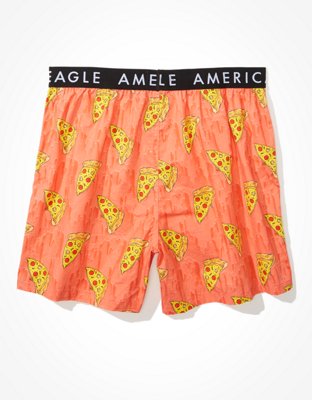 Мужские брюки American Eagle AEO Pizza Melt Stretch Boxer Short — фото 4