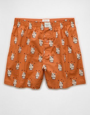 AEO Men's Peanuts Ghost Stretch Boxer Short