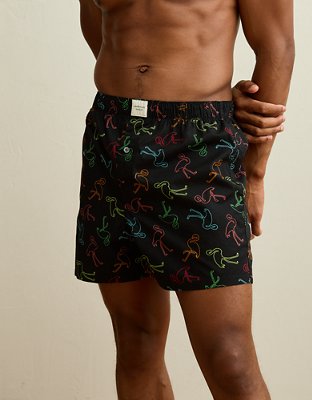 AEO Men's Stretch Cotton Boxer Short