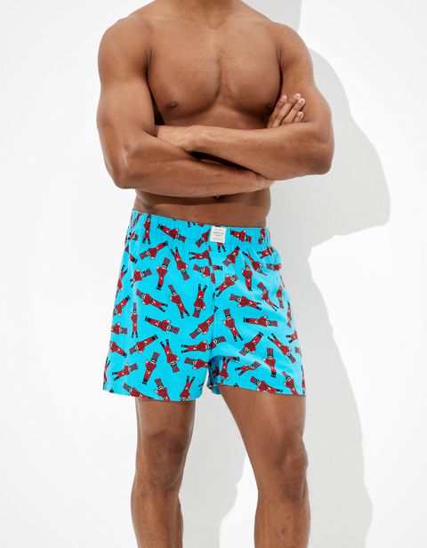 Мужские брюки American Eagle AEO Nutcracker Flannel Boxer Short