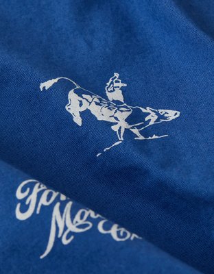 Трусы-боксеры AEO Ford для мужчин, хлопок-стрейч — American Eagle, цвет: Кобальтовый — фото 4