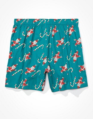 Мужские брюки American Eagle AEO Xmas Robot Stretch Boxer Short — фото 4