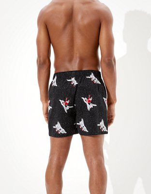 Мужские брюки American Eagle AEO Rocket Santa Stretch Boxer Short — фото 2
