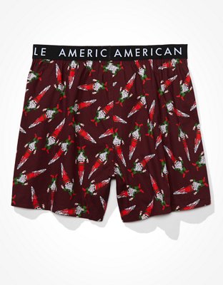 Мужские брюки American Eagle AEO Gnome Candle Stretch Boxer Short — фото 4