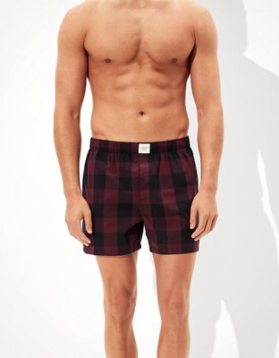 AEO Plaid Stretch Boxer Short