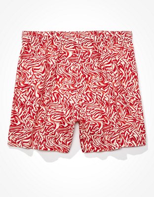Мужские брюки American Eagle AEO Candy Cane Stretch Boxer Short — фото 4