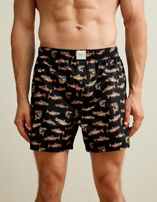 AEO Men's Stretch Cotton Boxer Short