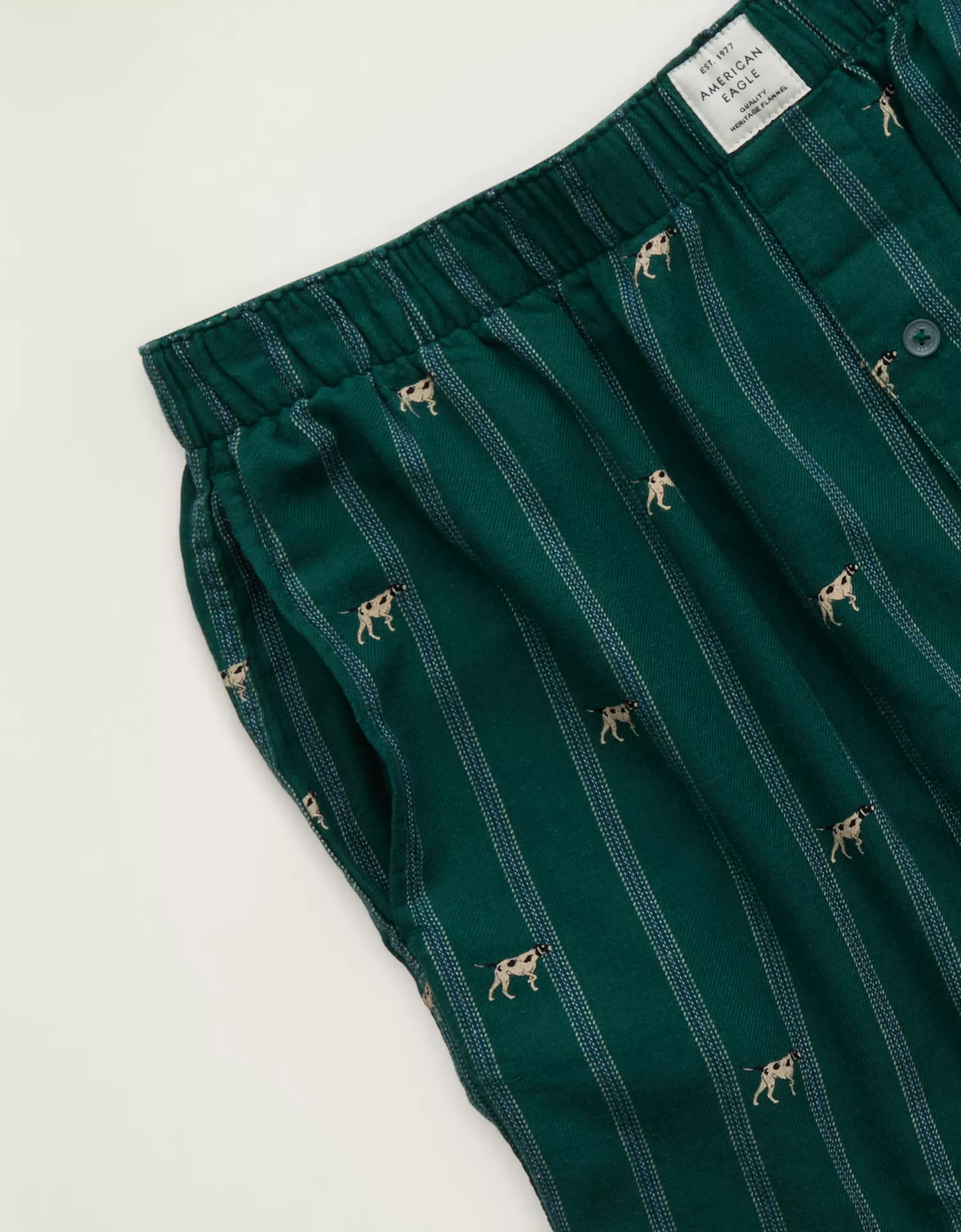 AEO Men's Flannel Pocket Boxer Short - thumbnail 4