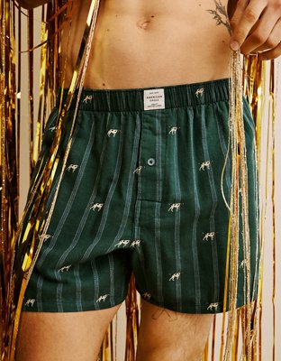 AEO Men's Flannel Pocket Boxer Short