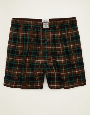 AEO Men's Flannel Pocket Boxer Short