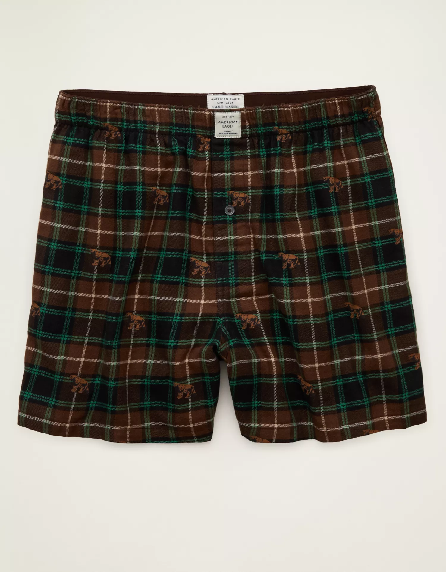 AEO Men's Flannel Pocket Boxer Short - thumbnail 8