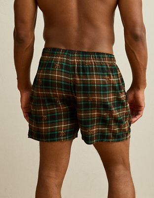 AEO Men's Flannel Pocket Boxer Short