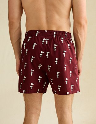 AEO Men's Snoopy Stretch Cotton Boxer Short