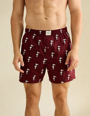 AEO Men's Snoopy Stretch Cotton Boxer Short