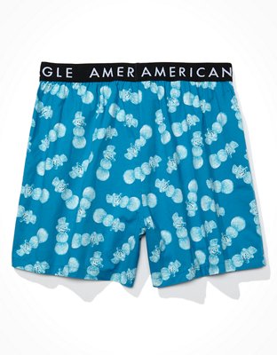 Мужские брюки American Eagle AEO Icy Snowmen Stretch Boxer Short — фото 4