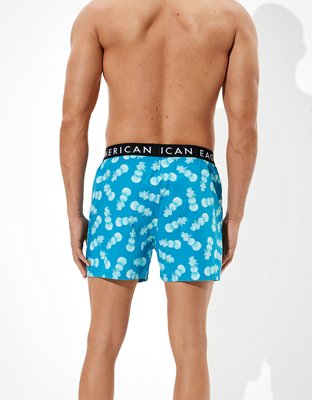 Мужские брюки American Eagle AEO Icy Snowmen Stretch Boxer Short — фото 2