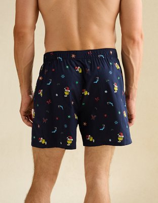 AEO Men's Grinch Stretch Cotton Boxer Short