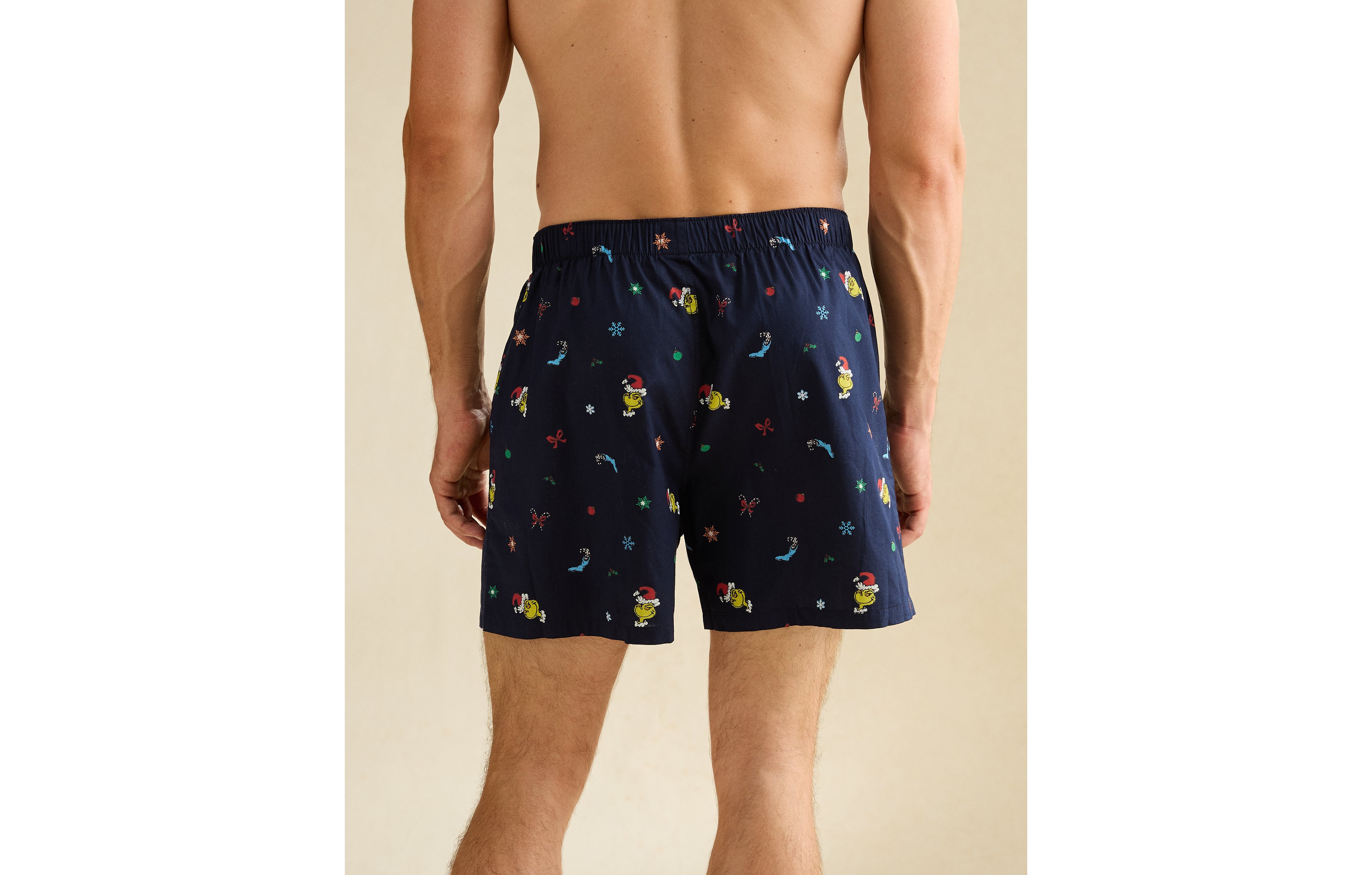 AEO Men's Grinch Stretch Cotton Boxer Short