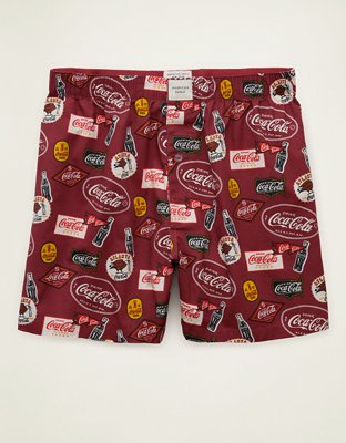 AEO Men's Coca-Cola Stretch Cotton Boxer Short