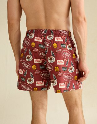AEO Men's Coca-Cola Stretch Cotton Boxer Short