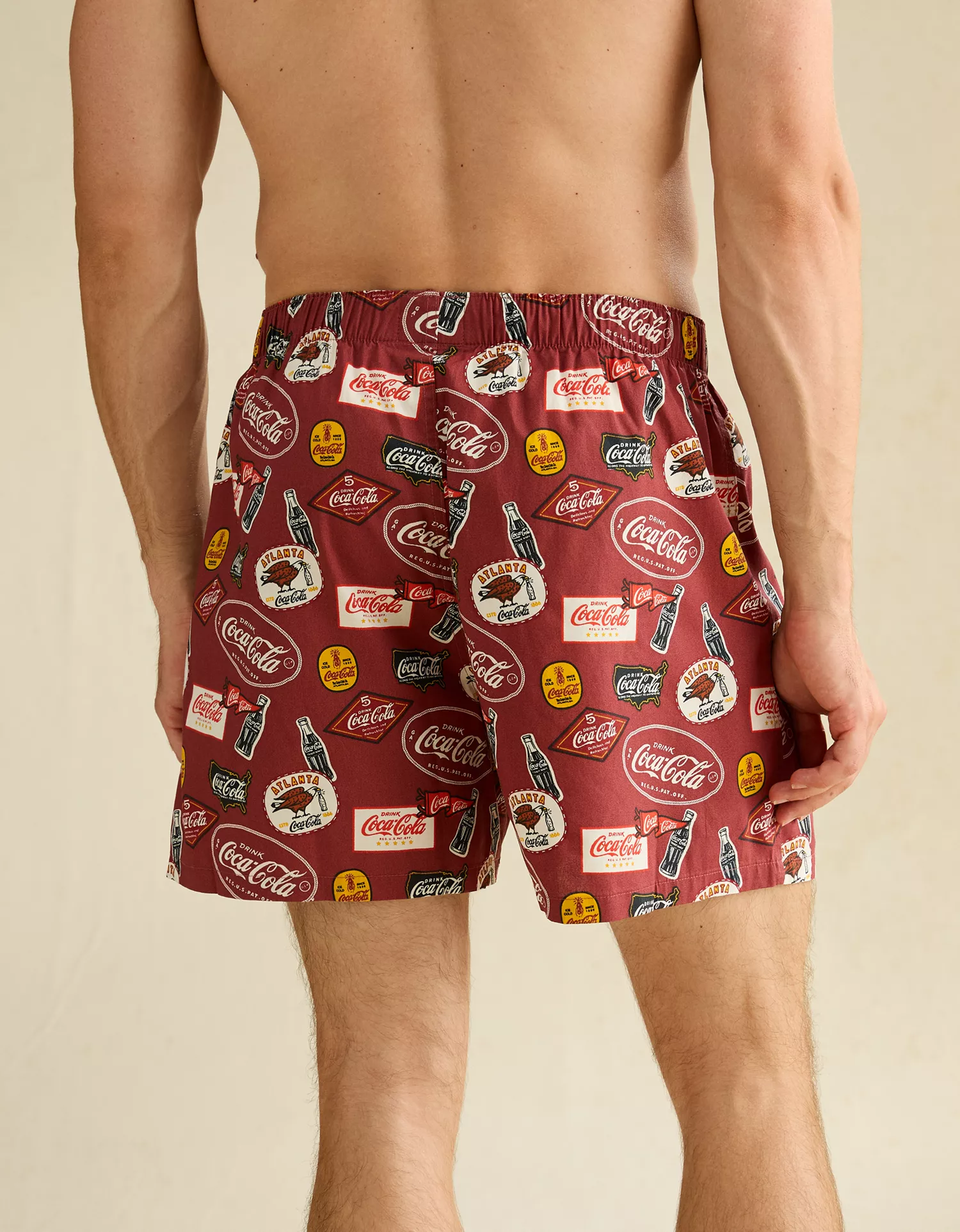 AEO Men's Coca-Cola Stretch Cotton Boxer Short - thumbnail 2