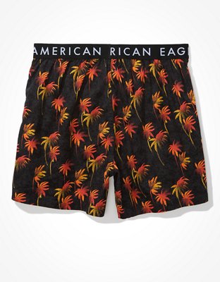 Мужские брюки American Eagle AEO Palms Stretch Boxer Short — фото 4