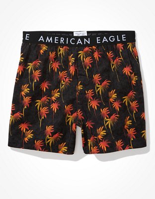 Мужские брюки American Eagle AEO Palms Stretch Boxer Short — фото 3