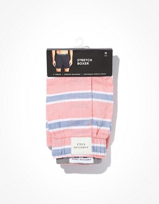 Мужские брюки American Eagle AEO Striped Stretch Boxer Short — фото 5