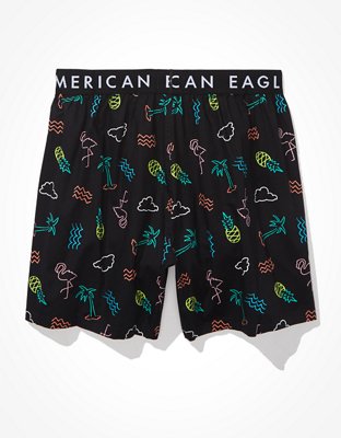 Мужские брюки American Eagle AEO Pool Icons Stretch Boxer Short — фото 4