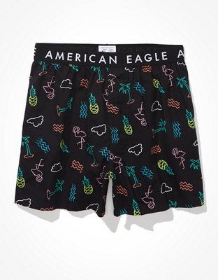 Мужские брюки American Eagle AEO Pool Icons Stretch Boxer Short — фото 3