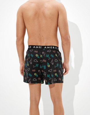 Мужские брюки American Eagle AEO Pool Icons Stretch Boxer Short — фото 2