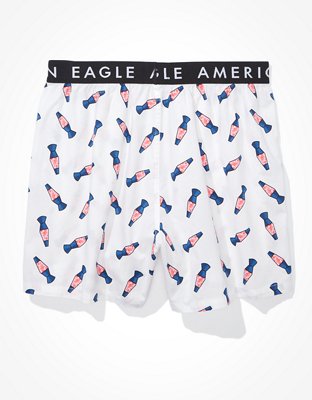 Мужские брюки American Eagle AEO Lava Lamps Stretch Boxer Short — фото 4