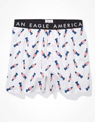 Мужские брюки American Eagle AEO Lava Lamps Stretch Boxer Short — фото 3