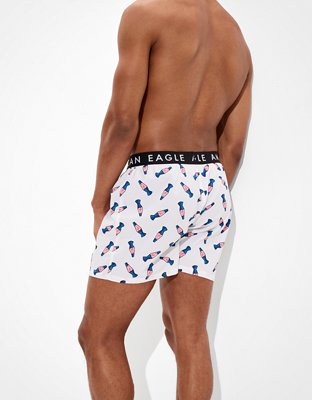 Мужские брюки American Eagle AEO Lava Lamps Stretch Boxer Short — фото 2