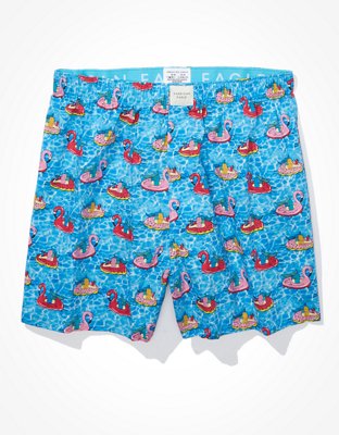 Мужские брюки American Eagle AEO Mermaid Floats Stretch Boxer Short — фото 3