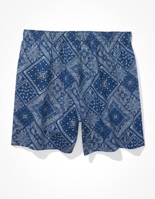Мужские брюки American Eagle AEO Bandana Stretch Boxer Short — фото 4