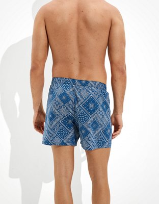 Мужские брюки American Eagle AEO Bandana Stretch Boxer Short — фото 2