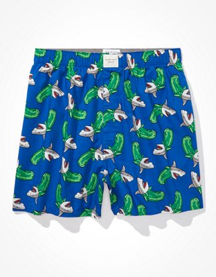 Мужские брюки American Eagle AEO Shark Pickles Stretch Boxer Short — фото 3