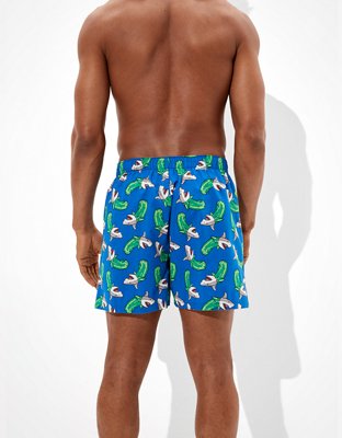 Мужские брюки American Eagle AEO Shark Pickles Stretch Boxer Short — фото 2