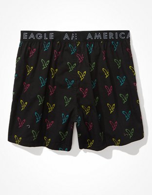 Мужские брюки American Eagle AEO Neon Eagle Stretch Boxer Short — фото 4
