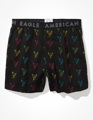 Мужские брюки American Eagle AEO Neon Eagle Stretch Boxer Short — фото 3