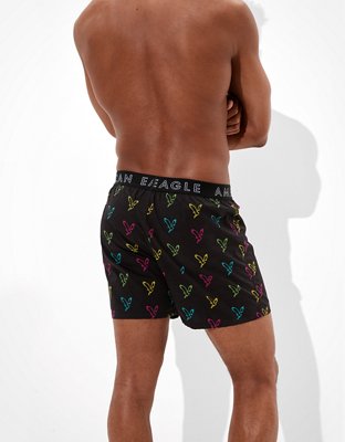 Мужские брюки American Eagle AEO Neon Eagle Stretch Boxer Short — фото 2