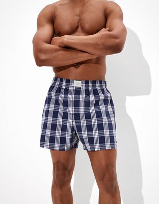 AEO Plaid Stretch Boxer Short