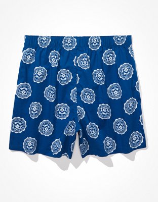 Мужские брюки American Eagle AEO Crest Stretch Boxer Short — фото 4