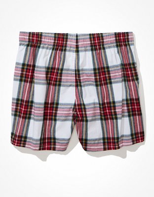 AEO Stretch Plaid Classic Boxer Short