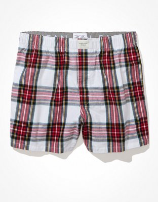 AEO Stretch Plaid Classic Boxer Short