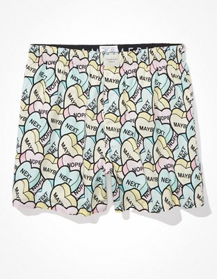 Мужские брюки American Eagle AEO Candy Hearts Stretch Boxer Short — фото 3