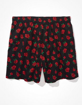 Мужские брюки American Eagle AEO Roses Stretch Boxer Short — фото 4