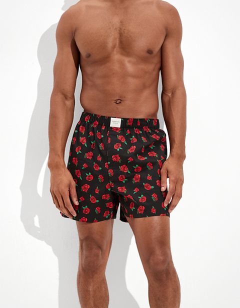 Мужские брюки American Eagle AEO Roses Stretch Boxer Short